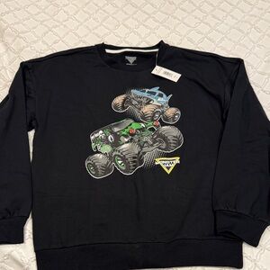 Monster jam crew neck sweatshirt